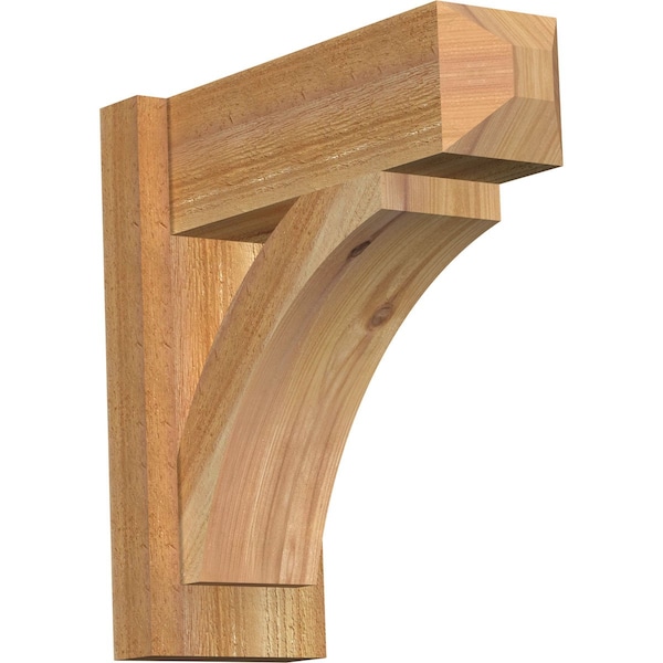Ekena Millwork Thorton Rough Sawn Craftsman Outlooker, Western Red Cedar, 6"W x 16"D x 16"H OUT06X16X16THR04RWR - main